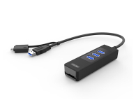 Unitek HUB 3x USB 3.0 + OTG + Czytnik Kart - 460167 - zdjęcie 1